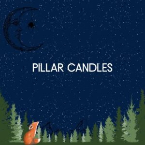 Pillar Candles (free form/no jar)